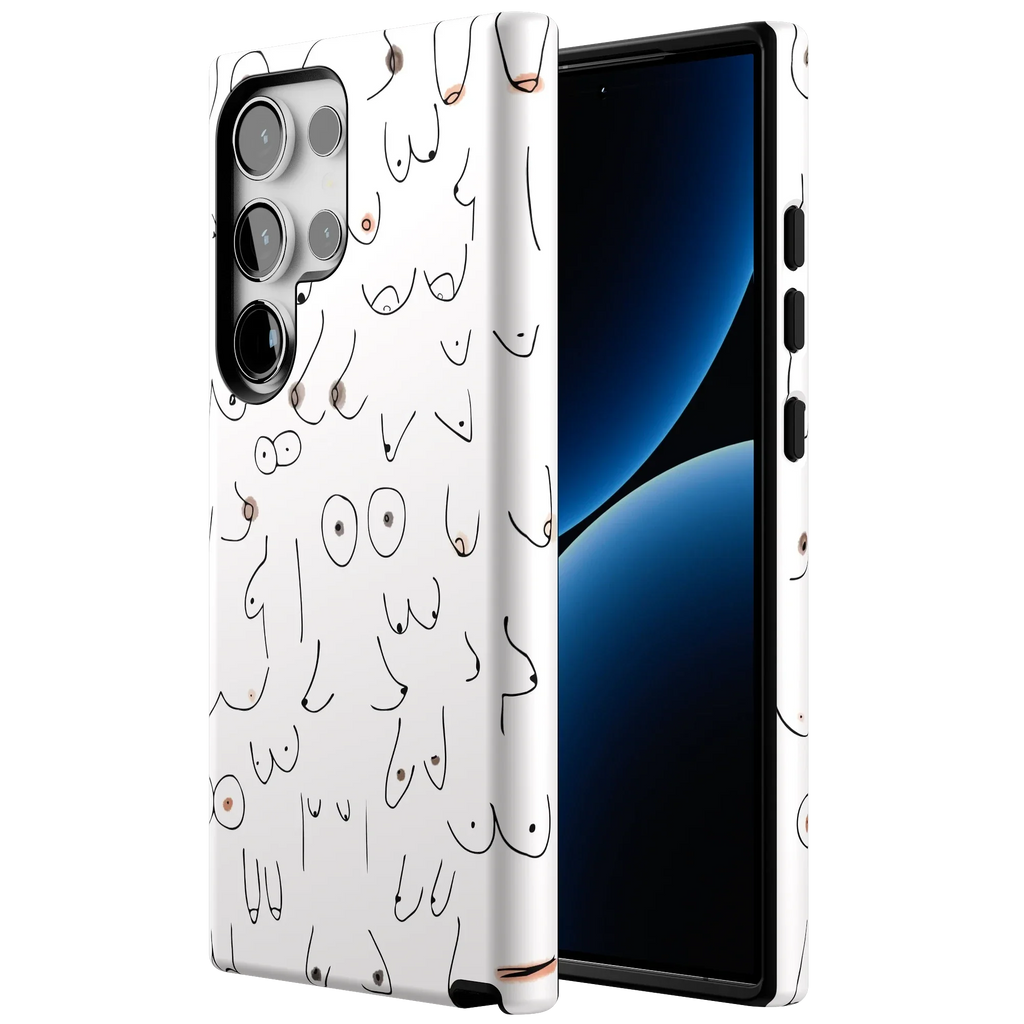 I'm With Her | Black & White Boobs Case
