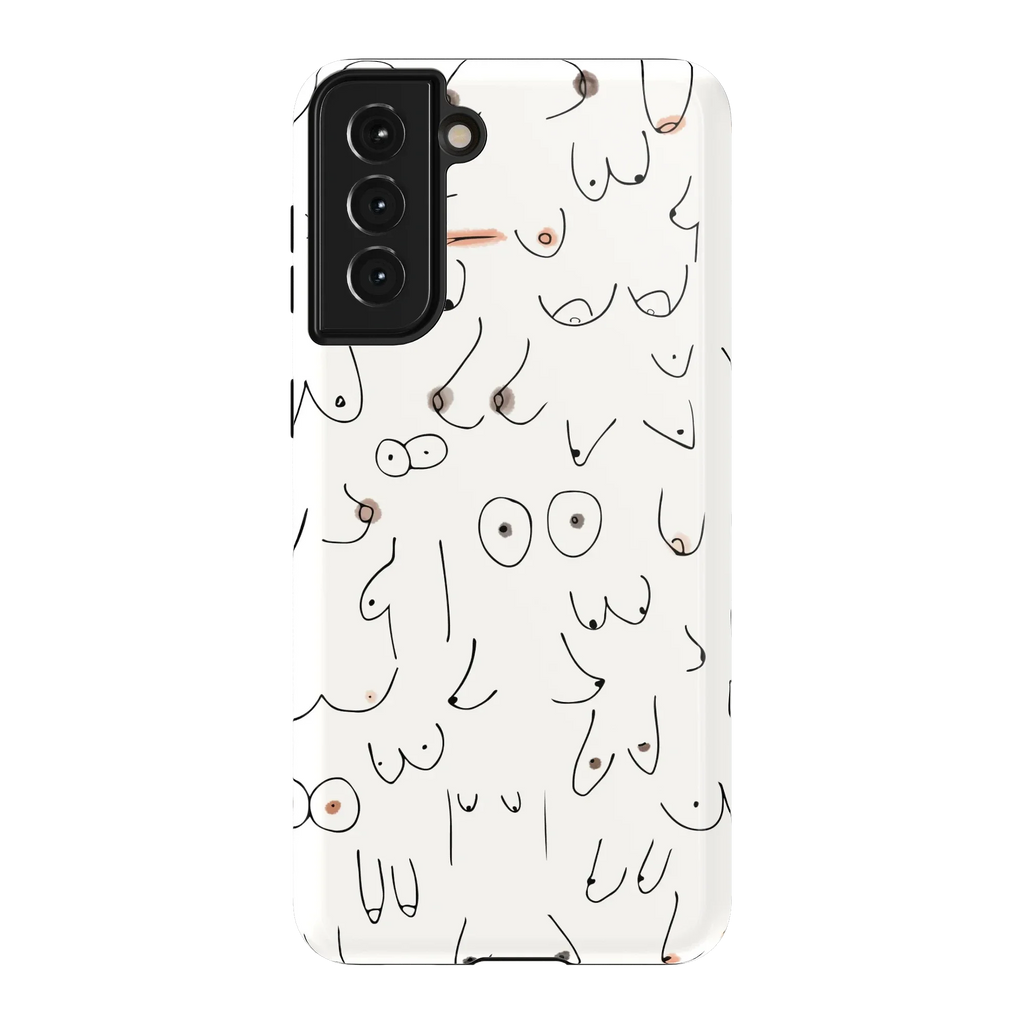I'm With Her | Black & White Boobs Case