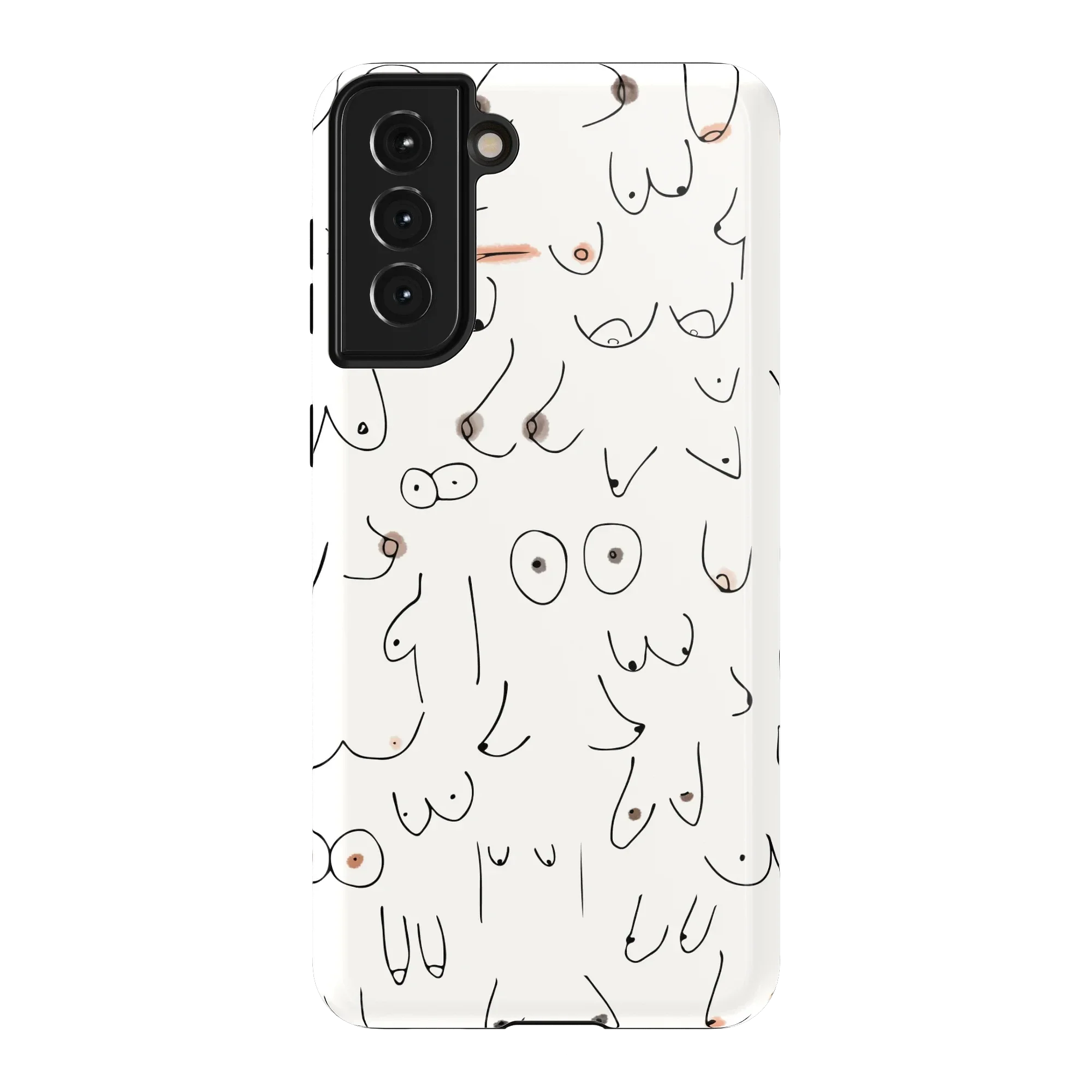 I'm With Her | Black & White Boobs Case