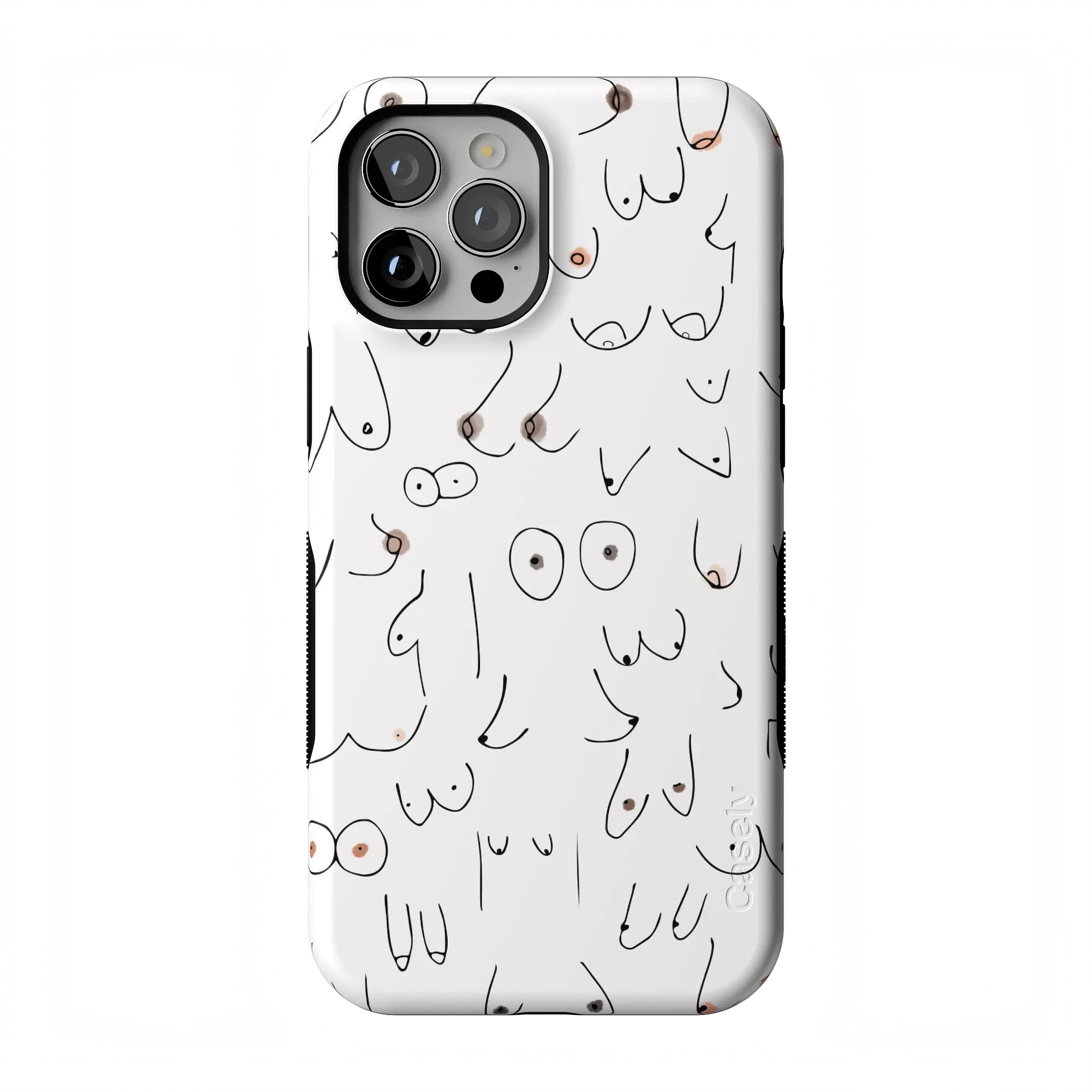 I'm With Her | Black & White Boobs Case