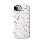I'm With Her | Black & White Boobs Case