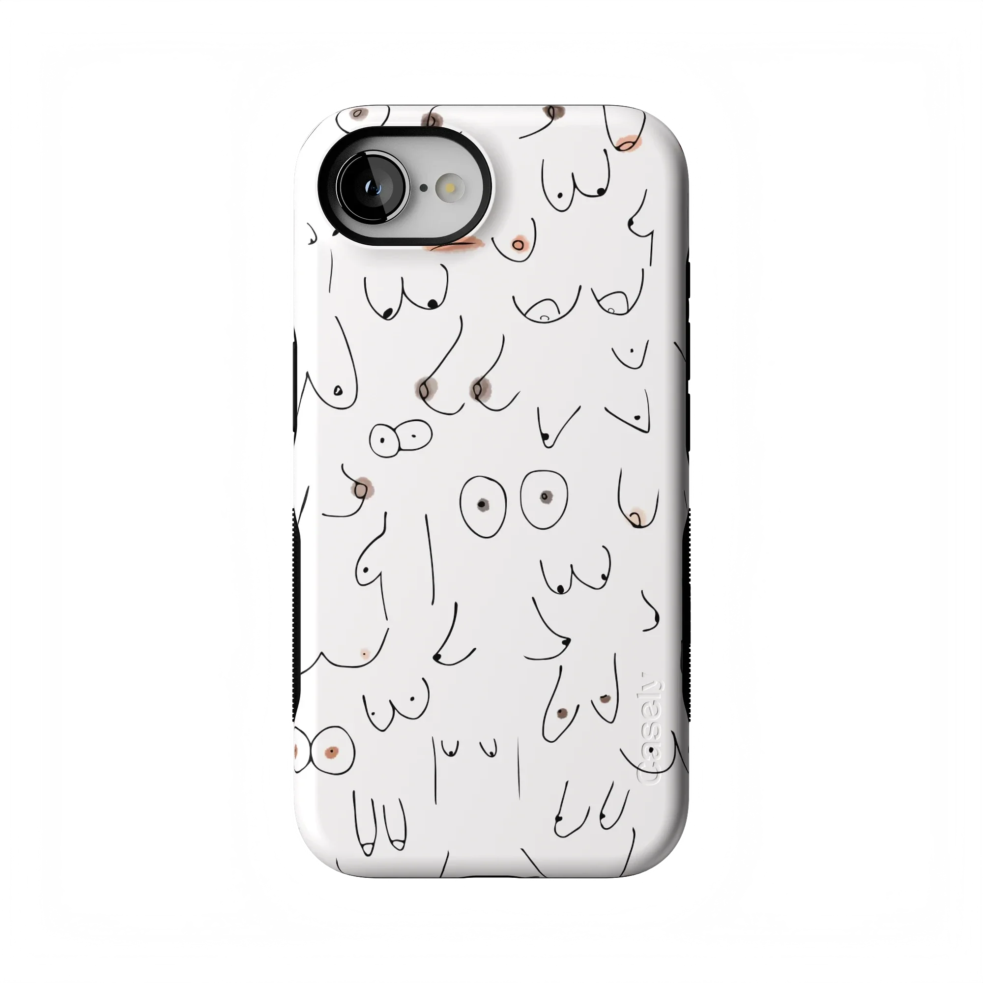 I'm With Her | Black & White Boobs Case
