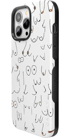 I'm With Her | Black & White Boobs Case