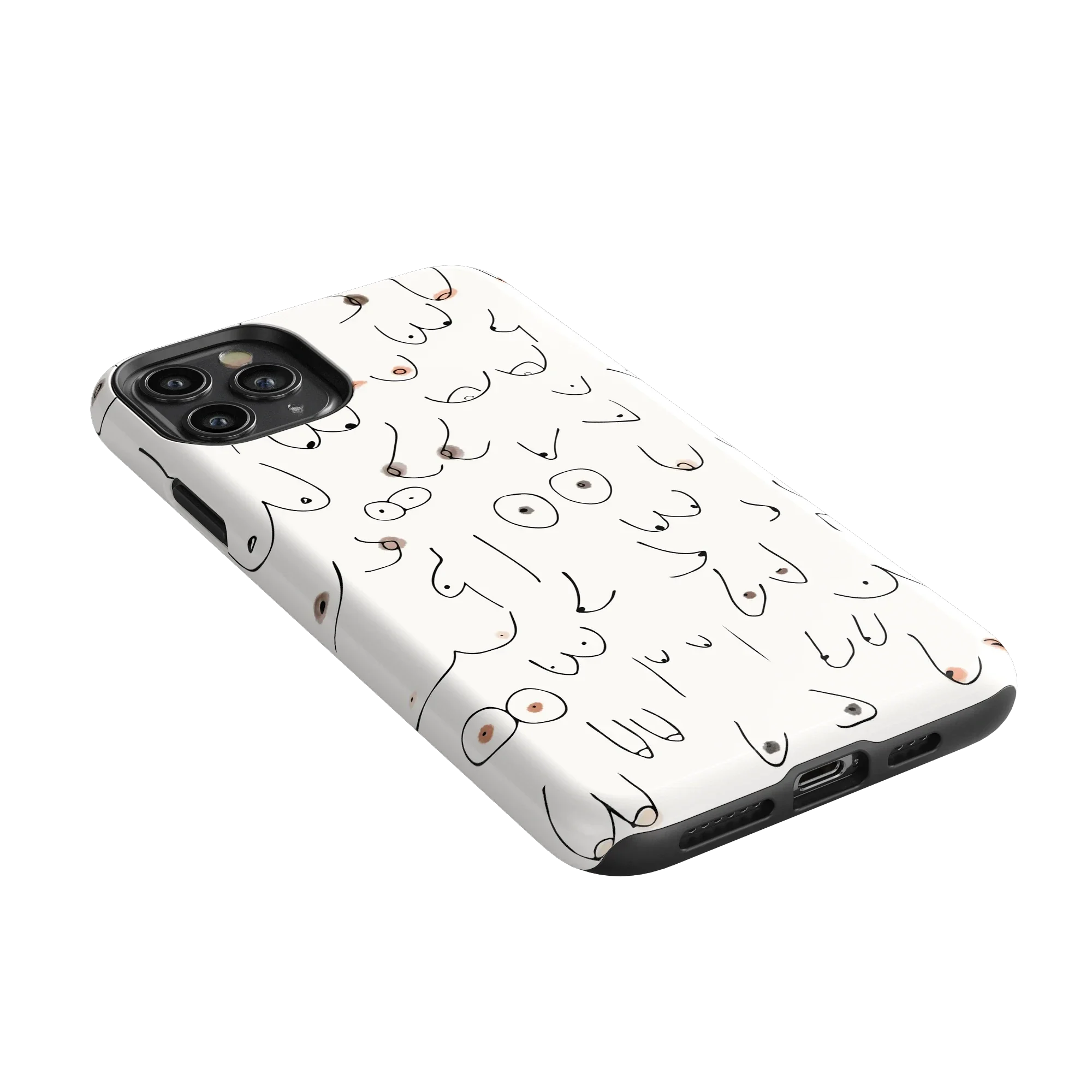 I'm With Her | Black & White Boobs Case