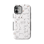 I'm With Her | Black & White Boobs Case