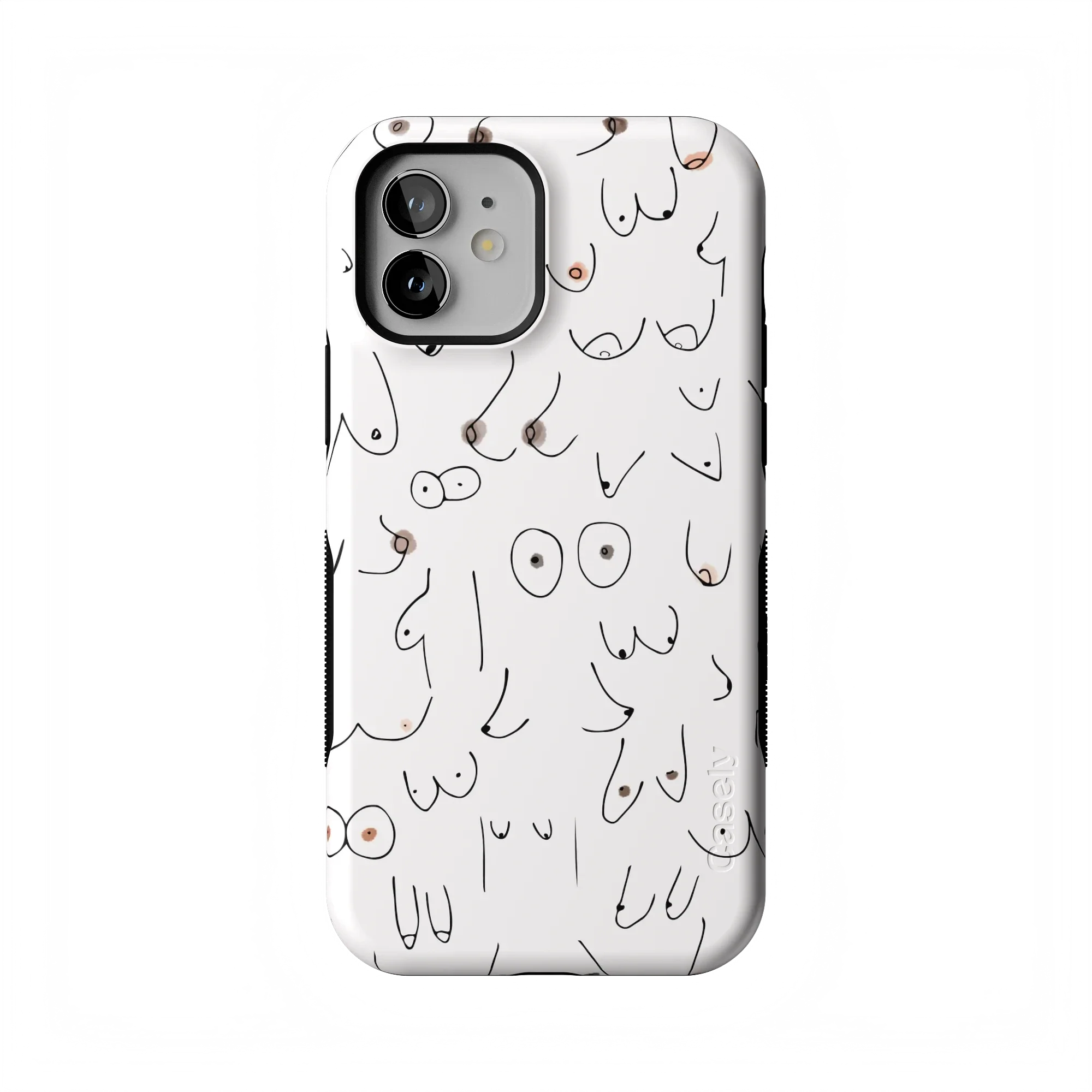 I'm With Her | Black & White Boobs Case
