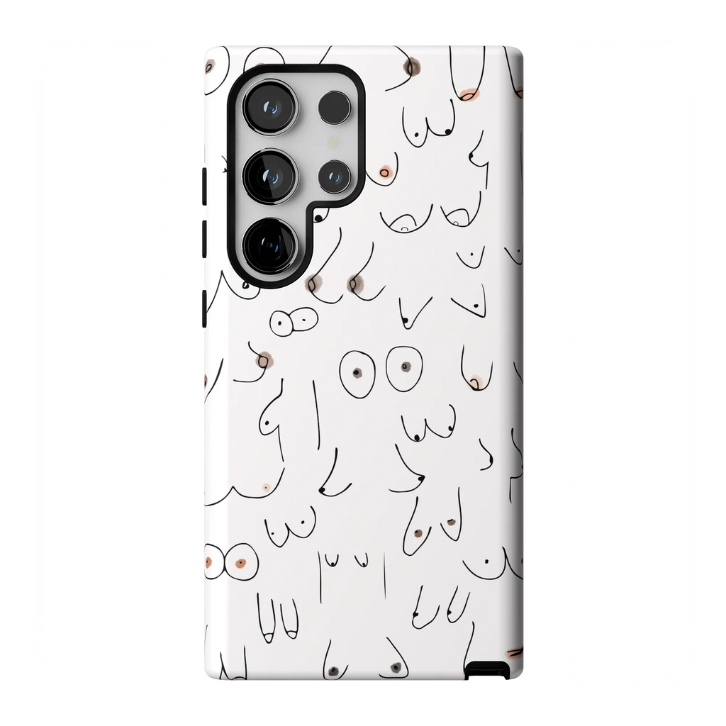 I'm With Her | Black & White Boobs Case
