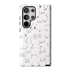 I'm With Her | Black & White Boobs Case
