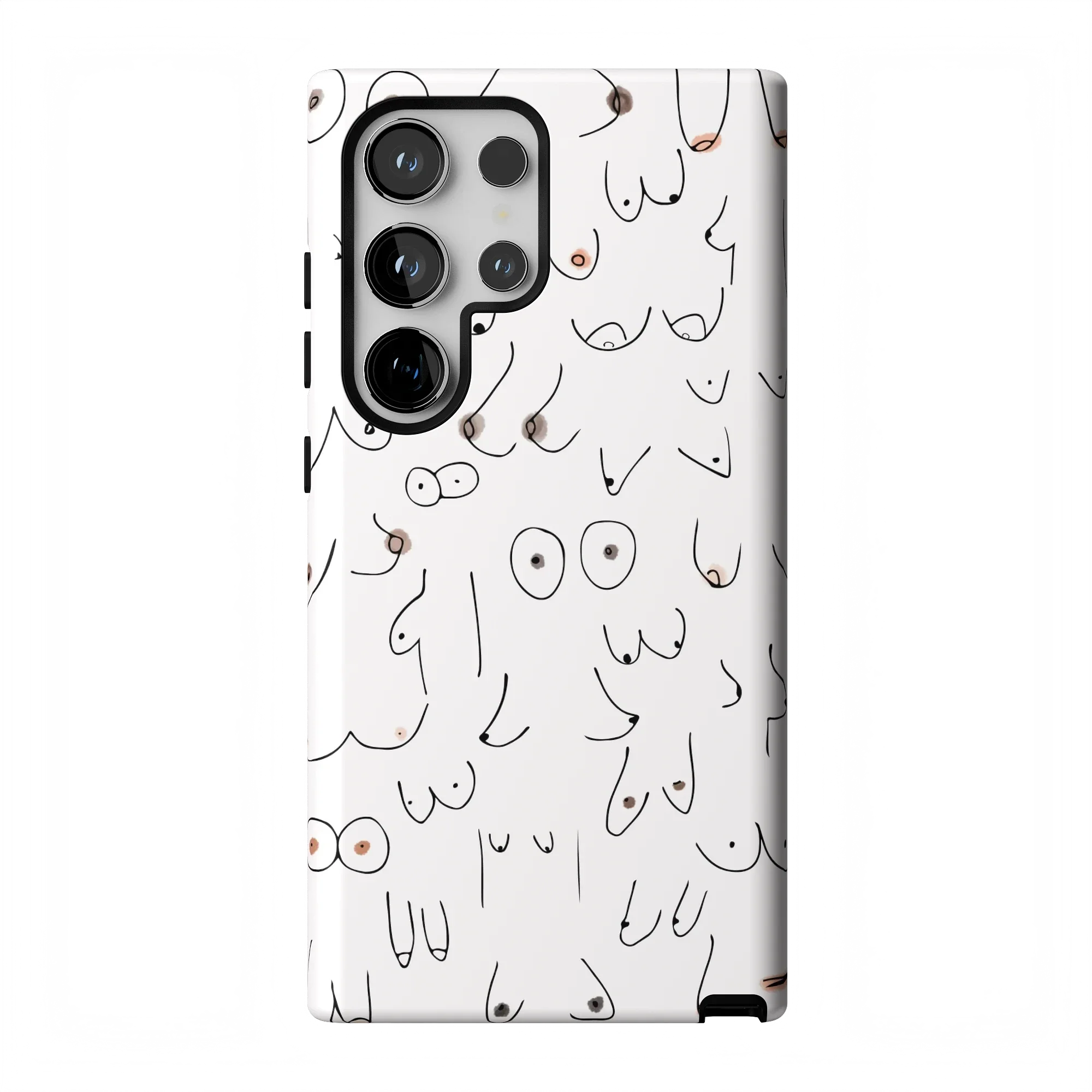 I'm With Her | Black & White Boobs Case