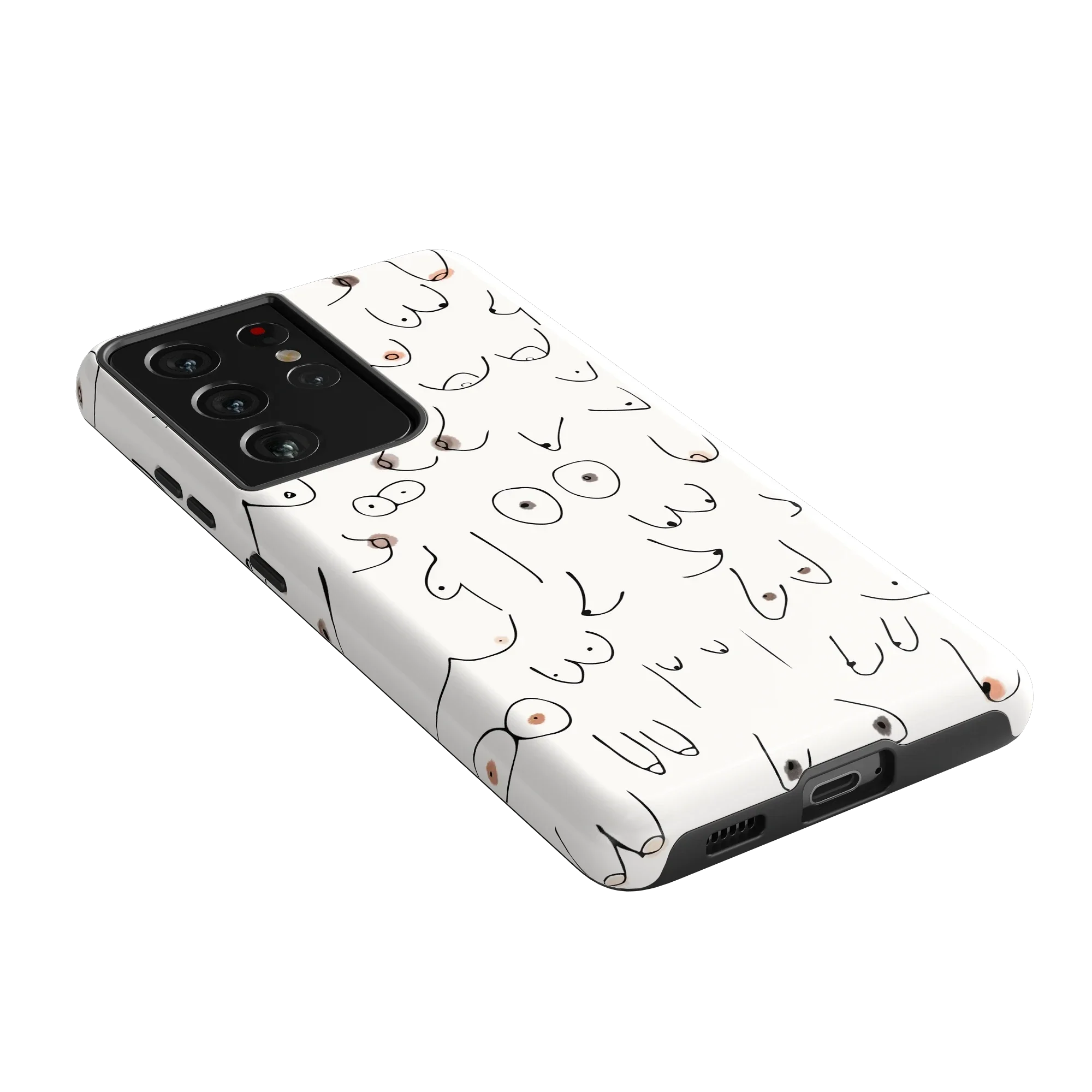 I'm With Her | Black & White Boobs Case