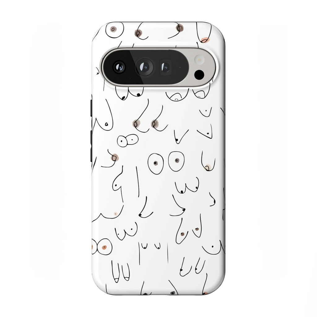 I'm With Her | Black & White Boobs Case