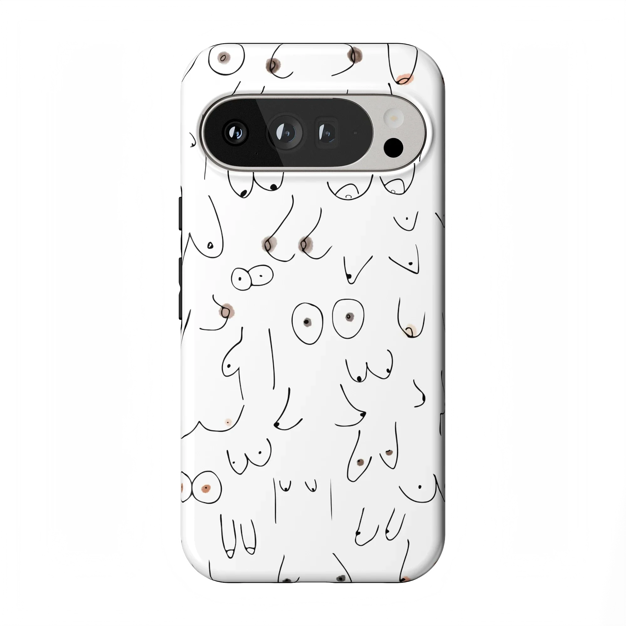 I'm With Her | Black & White Boobs Case