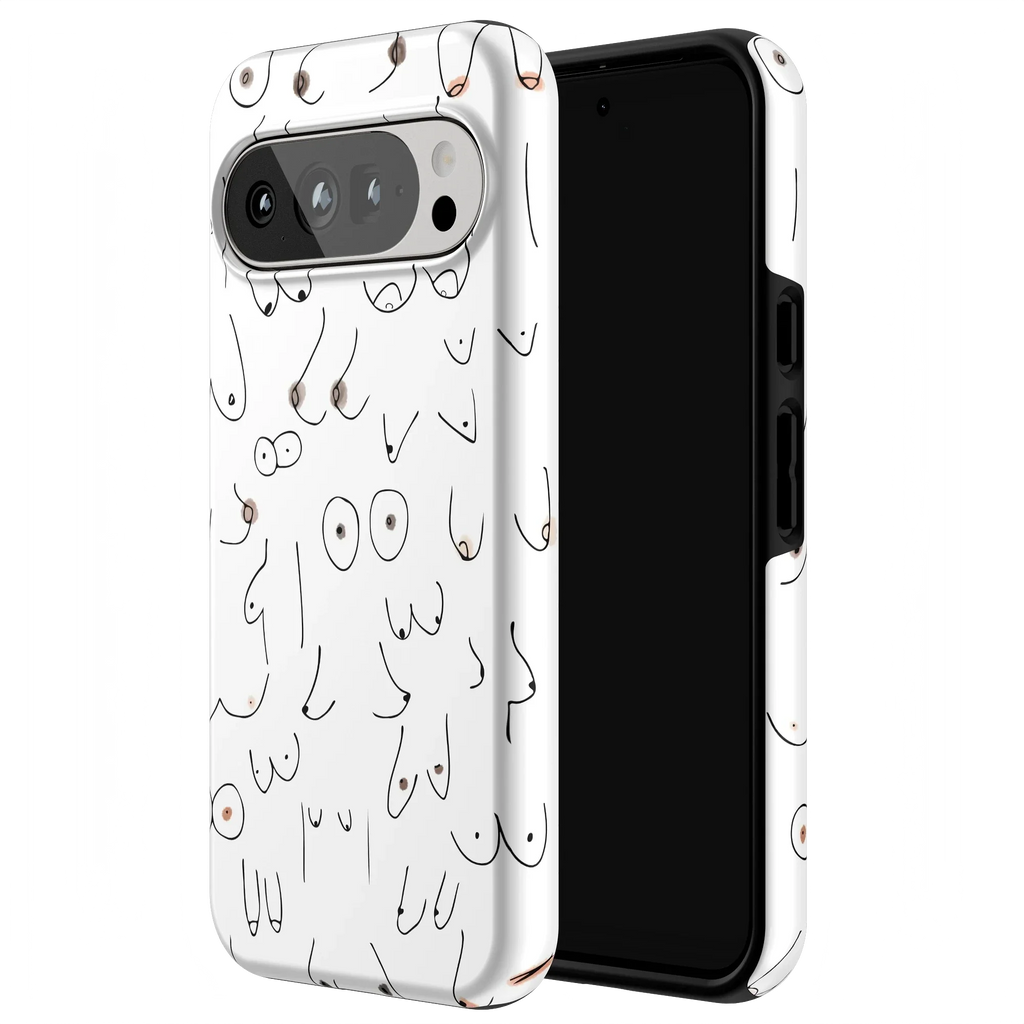 I'm With Her | Black & White Boobs Case