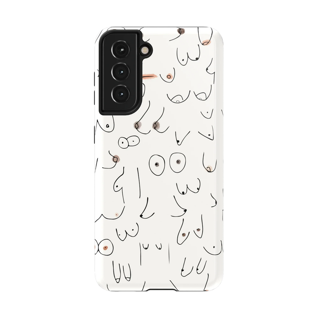 I'm With Her | Black & White Boobs Case