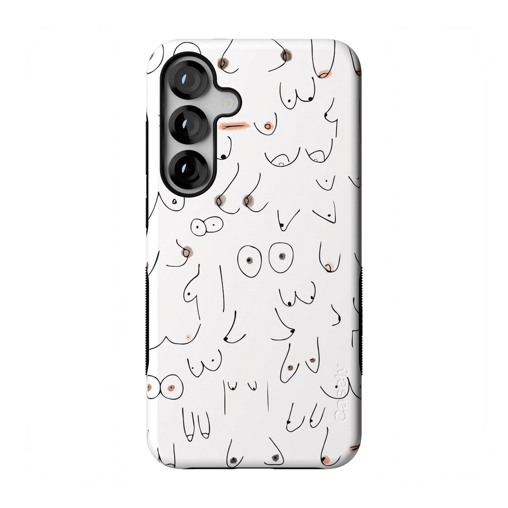 I'm With Her | Black & White Boobs Case