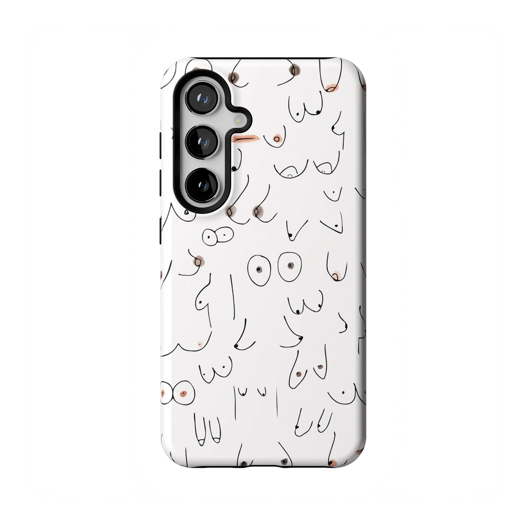 I'm With Her | Black & White Boobs Case