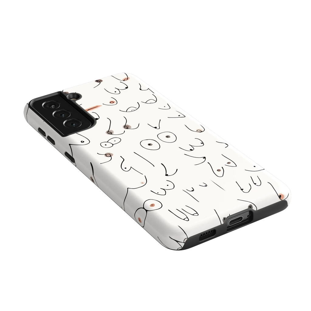 I'm With Her | Black & White Boobs Case