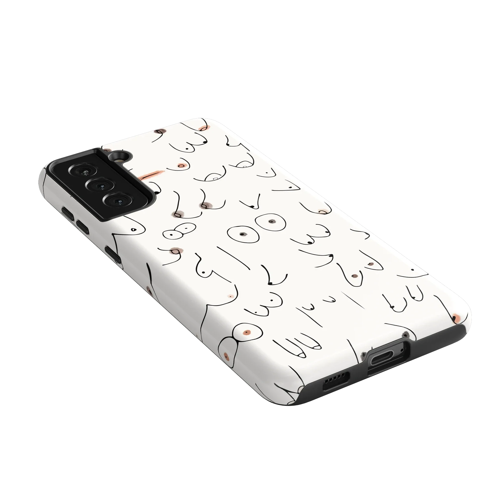 I'm With Her | Black & White Boobs Case