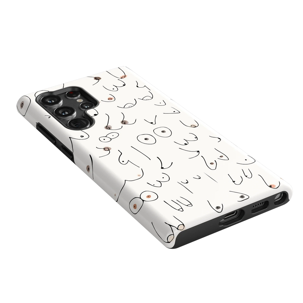I'm With Her | Black & White Boobs Case
