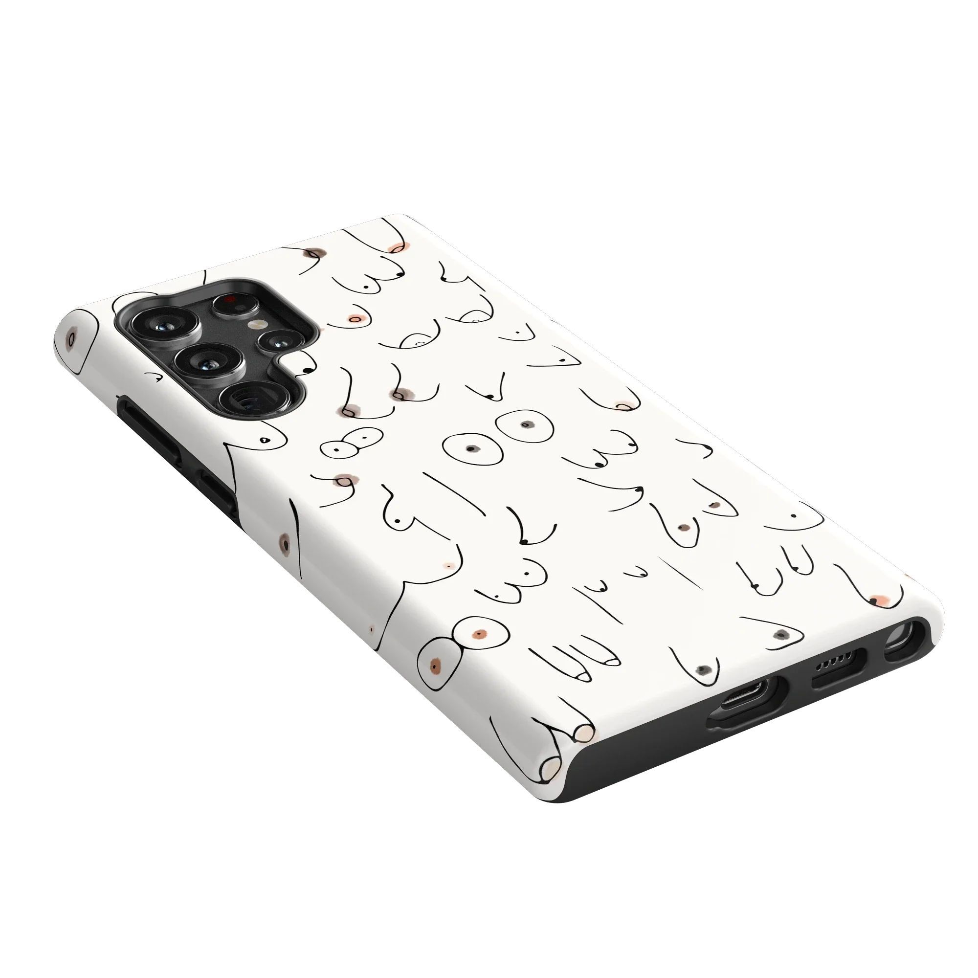 I'm With Her | Black & White Boobs Case
