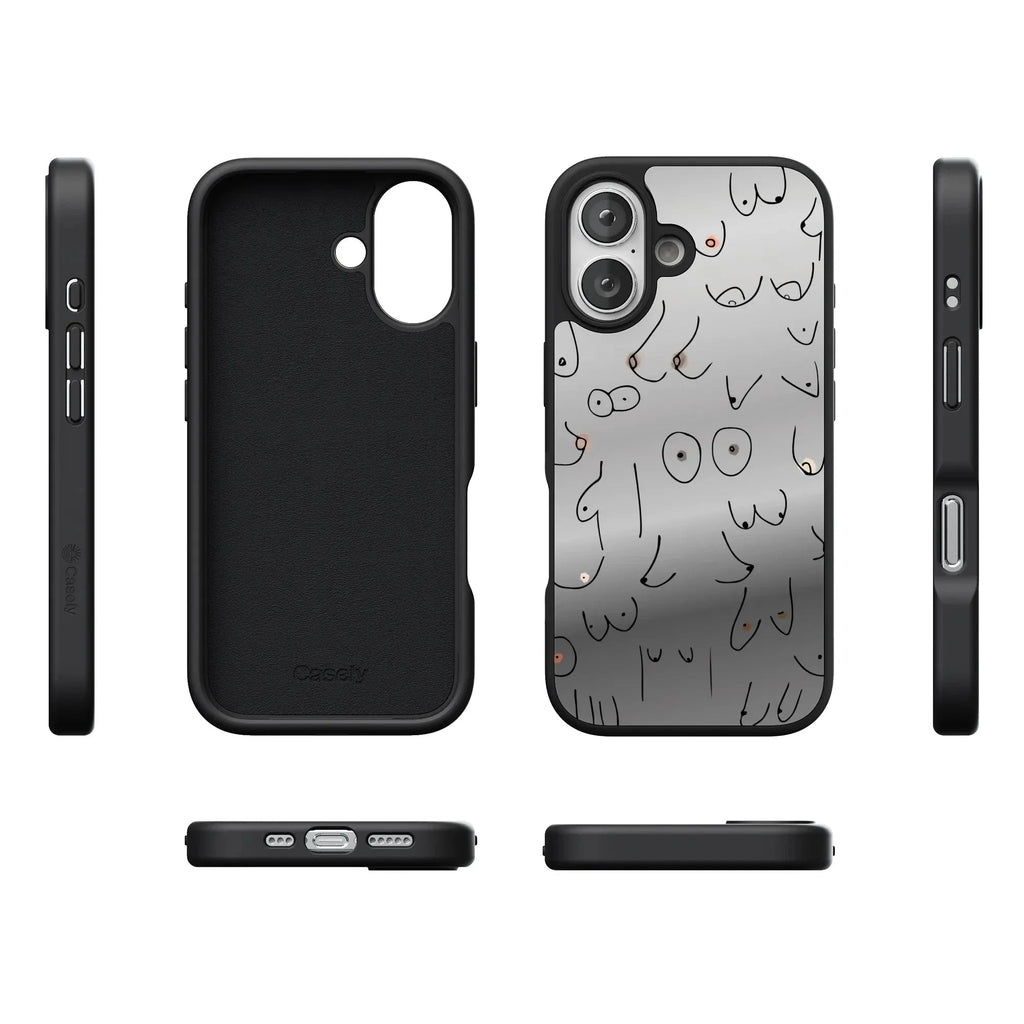 I'm With Her | Black & White Boobs Case