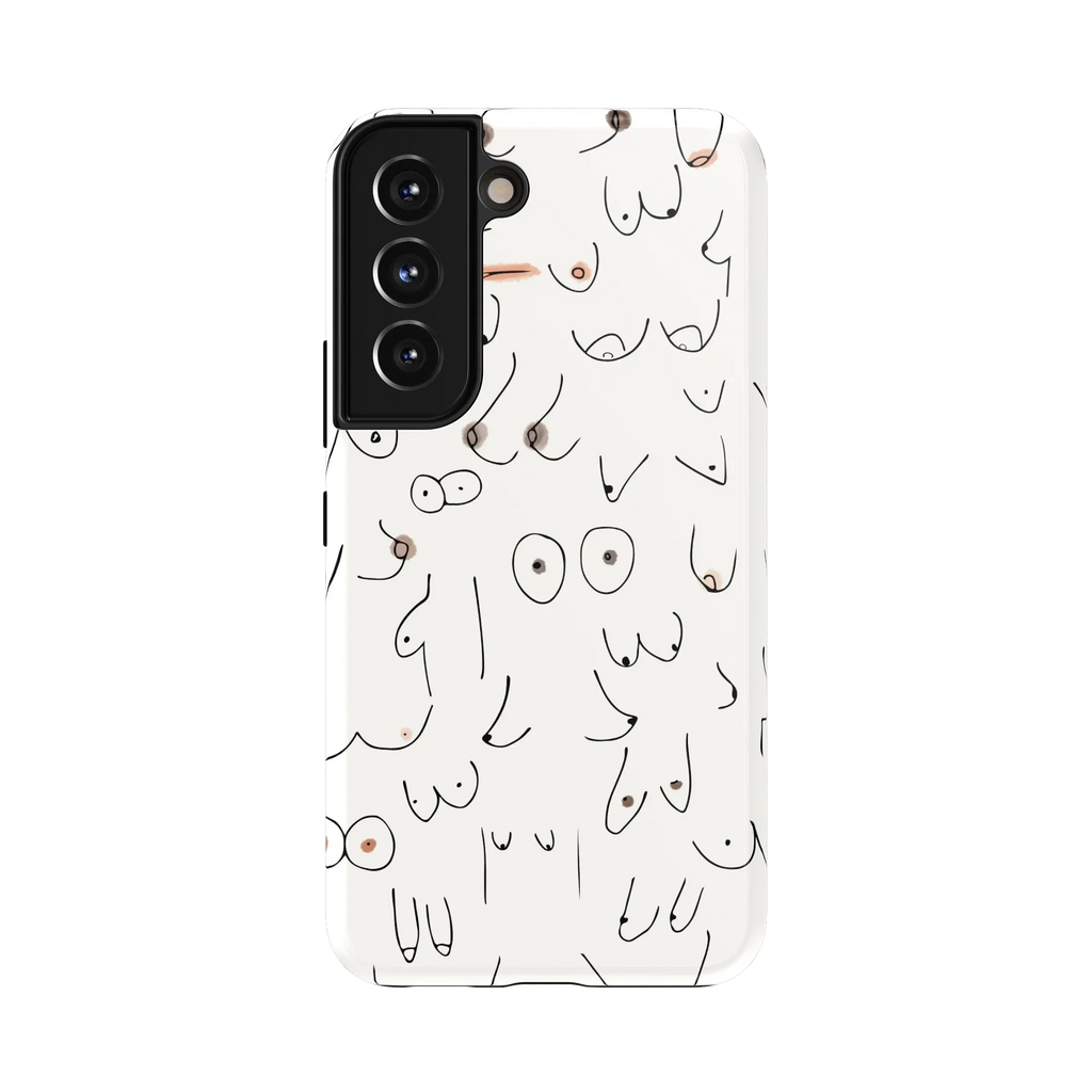 I'm With Her | Black & White Boobs Case