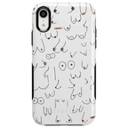 I'm With Her | Black & White Boobs Case