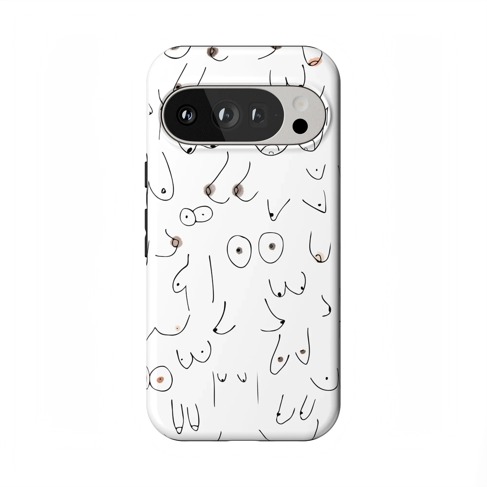 I'm With Her | Black & White Boobs Case
