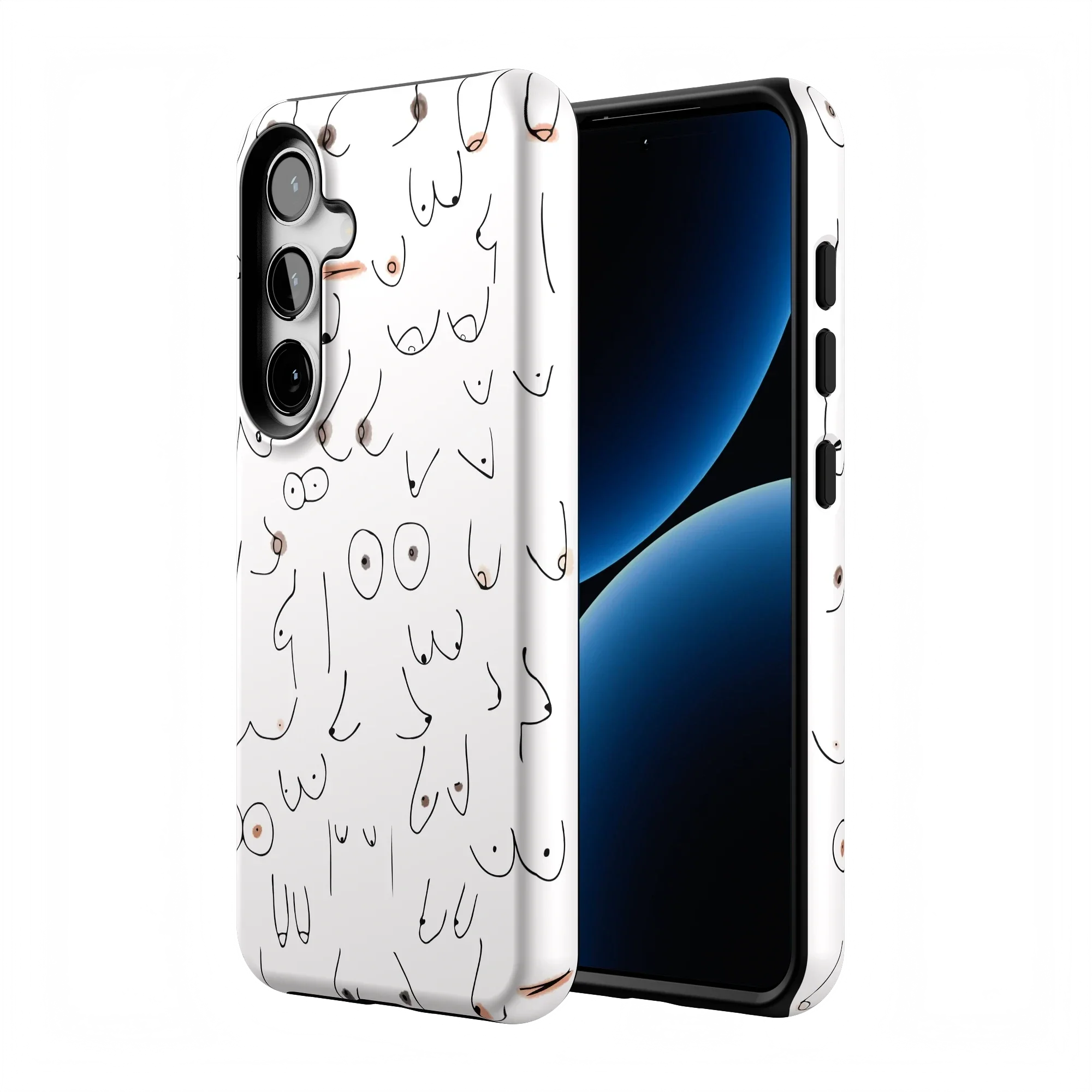 I'm With Her | Black & White Boobs Case