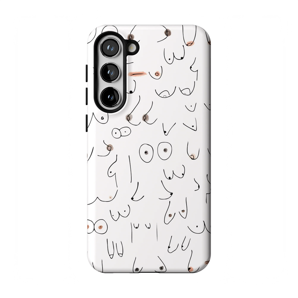 I'm With Her | Black & White Boobs Case