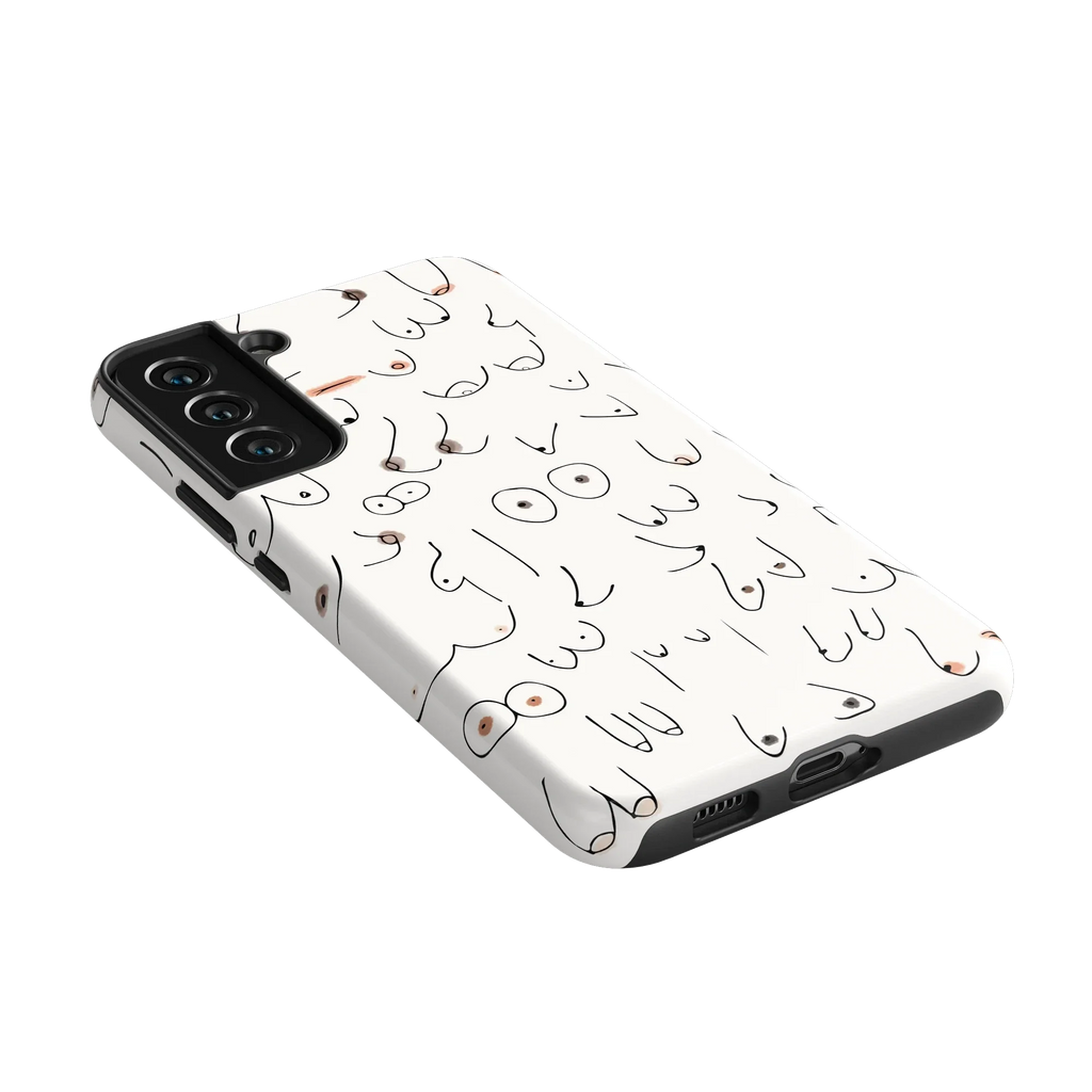 I'm With Her | Black & White Boobs Case