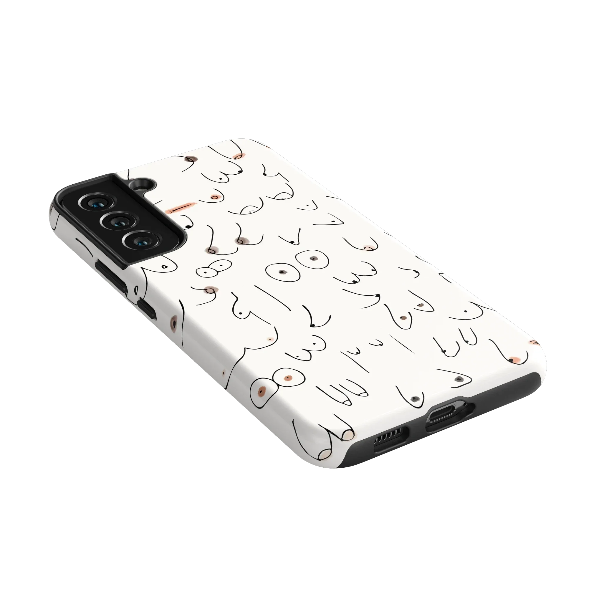 I'm With Her | Black & White Boobs Case