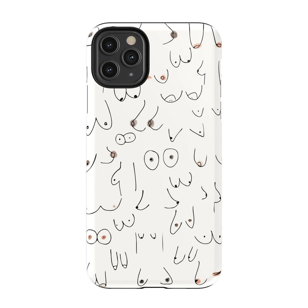 I'm With Her | Black & White Boobs Case