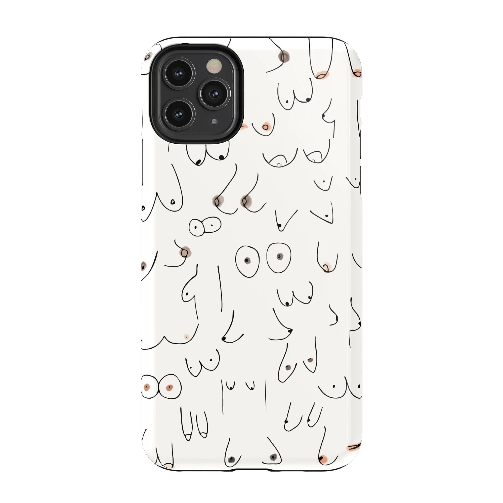 I'm With Her | Black & White Boobs Case