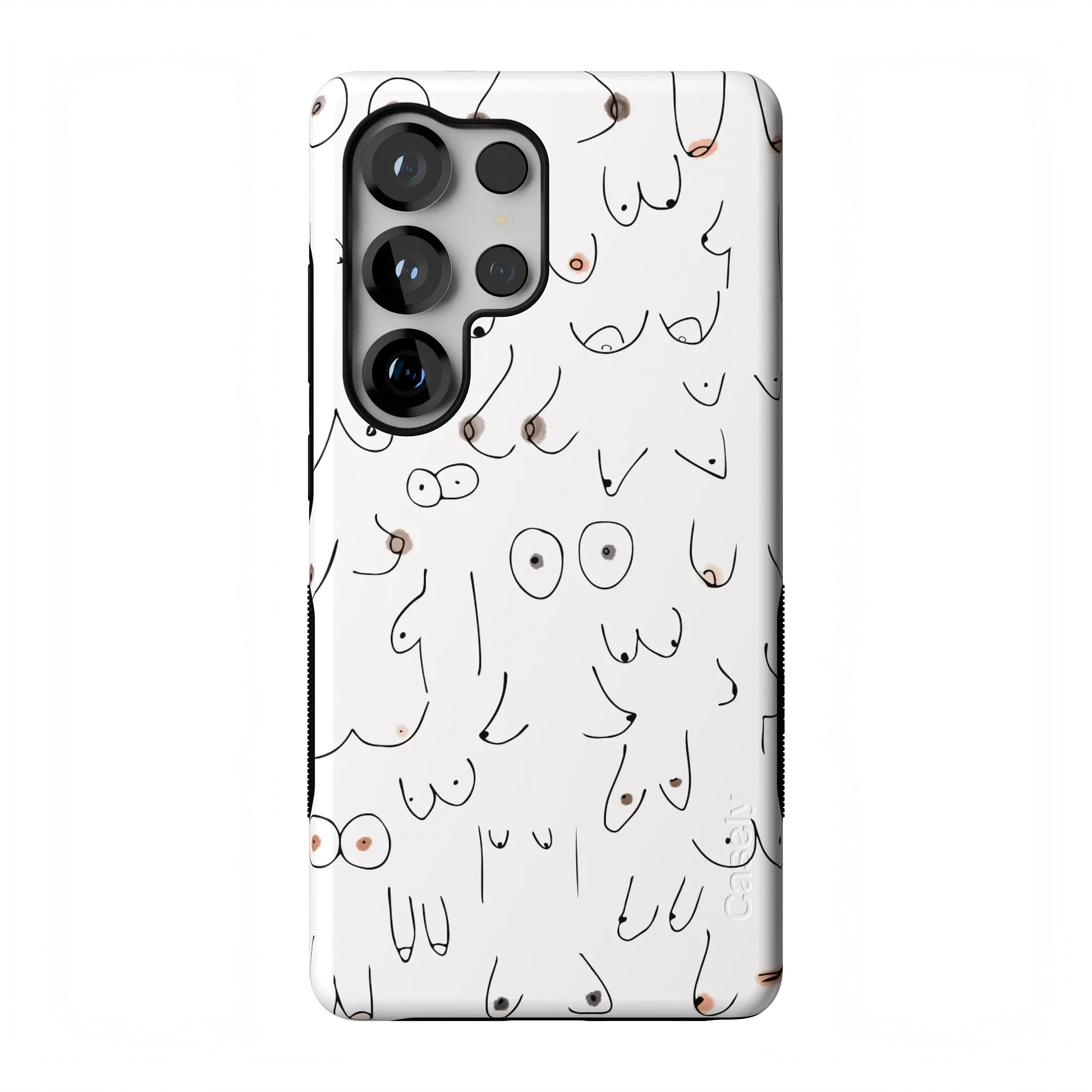 I'm With Her | Black & White Boobs Case