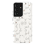 I'm With Her | Black & White Boobs Case