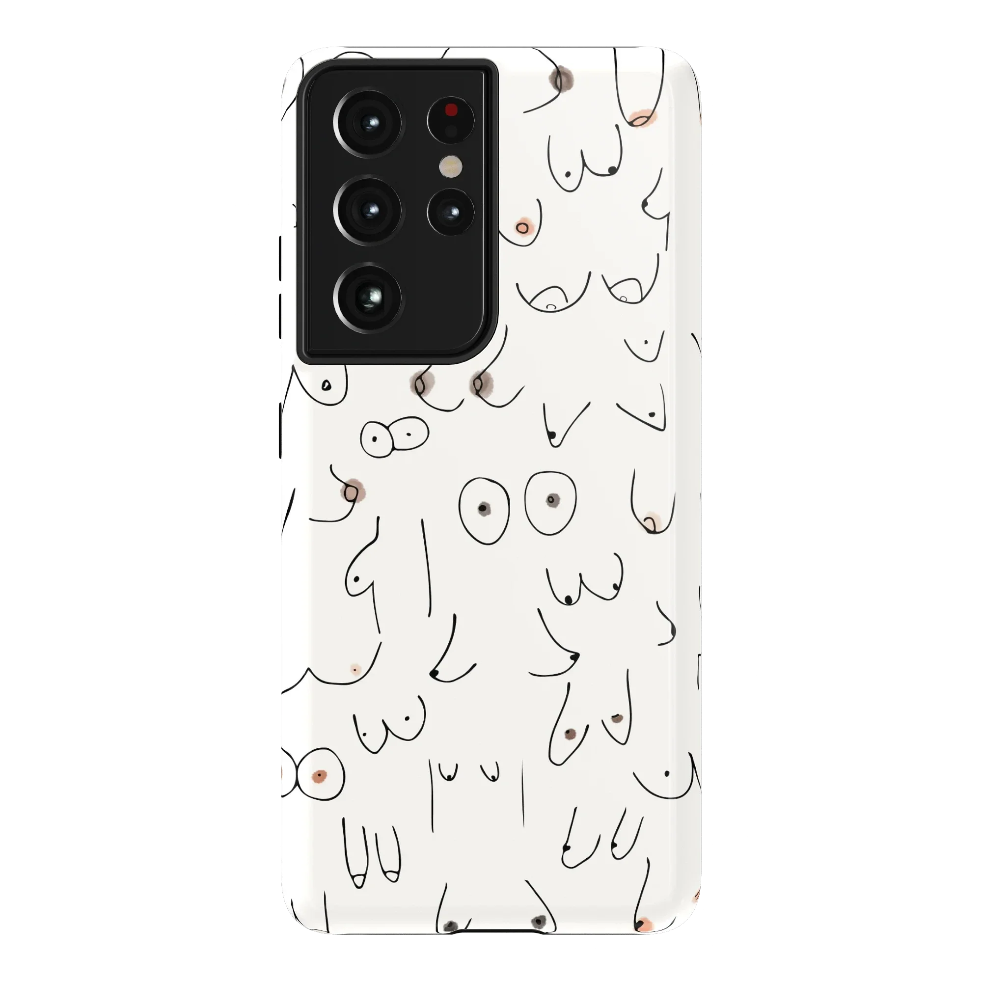 I'm With Her | Black & White Boobs Case
