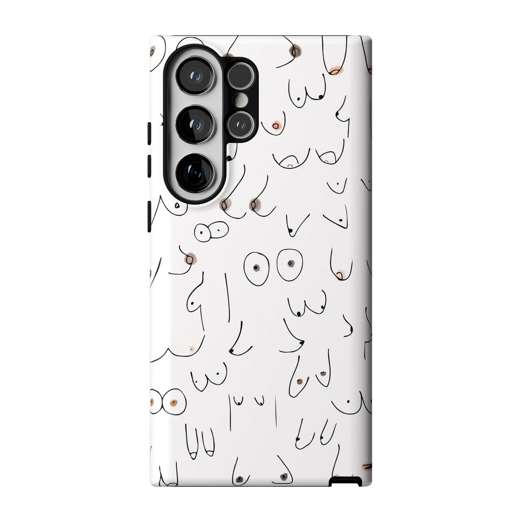 I'm With Her | Black & White Boobs Case