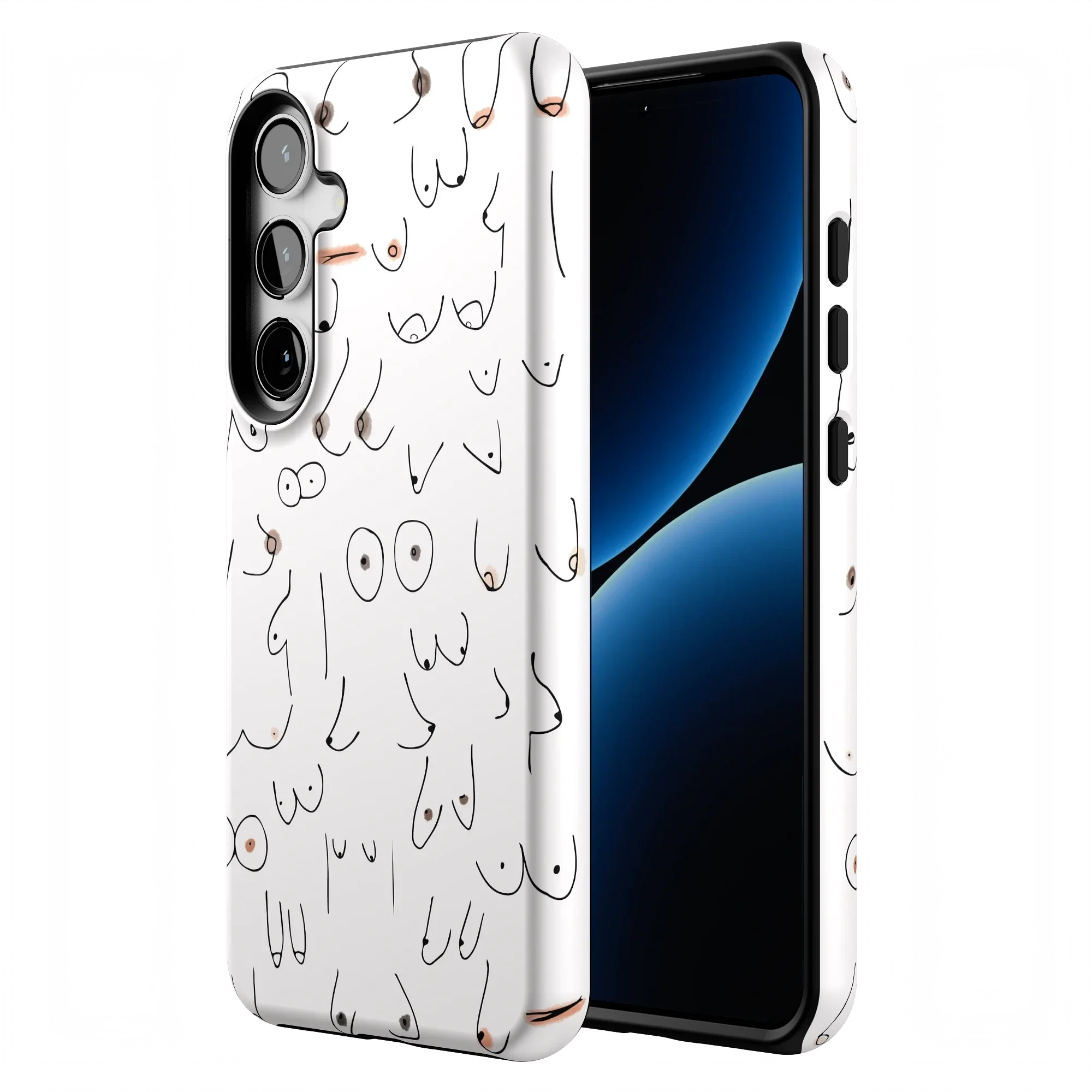 I'm With Her | Black & White Boobs Case