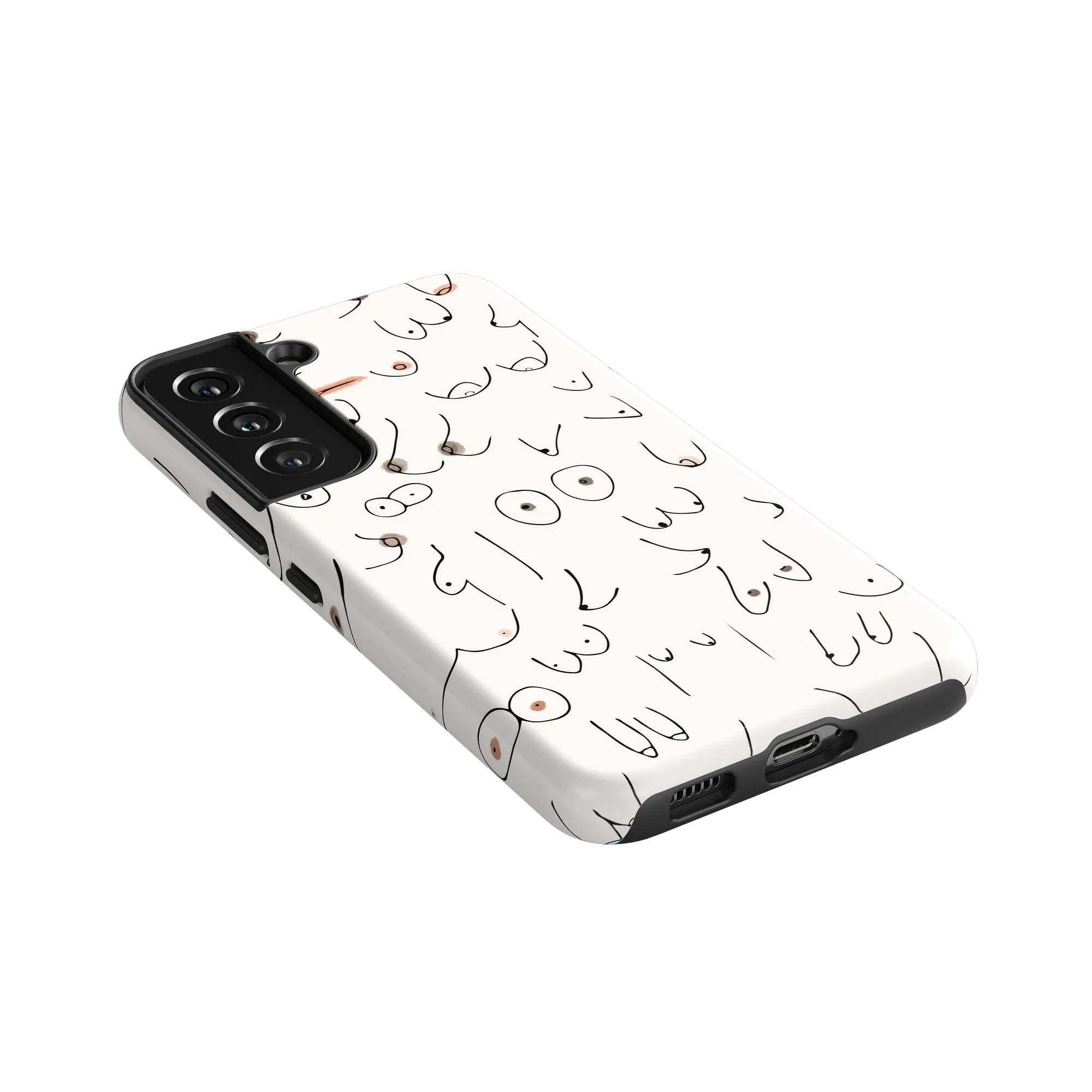I'm With Her | Black & White Boobs Case