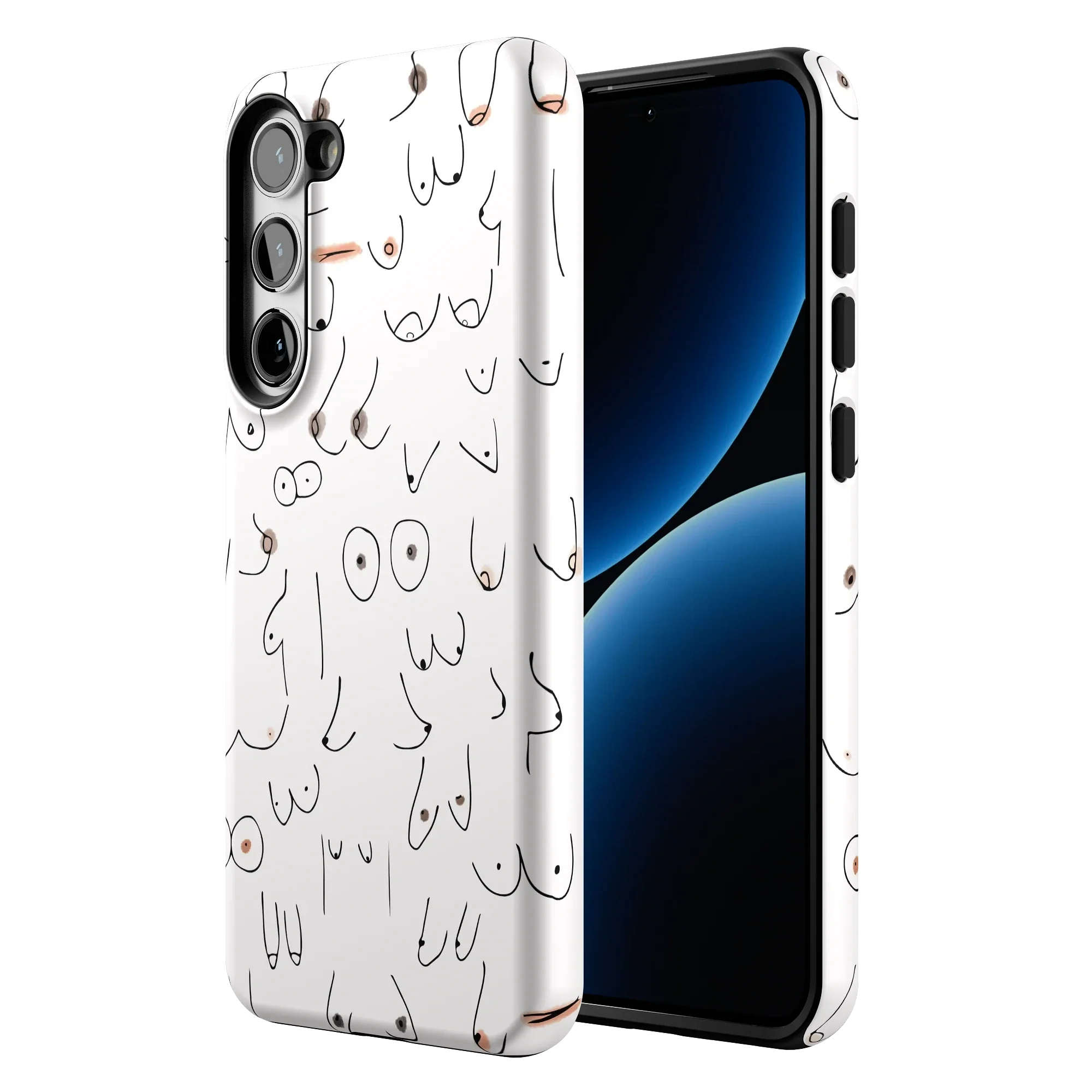 I'm With Her | Black & White Boobs Case