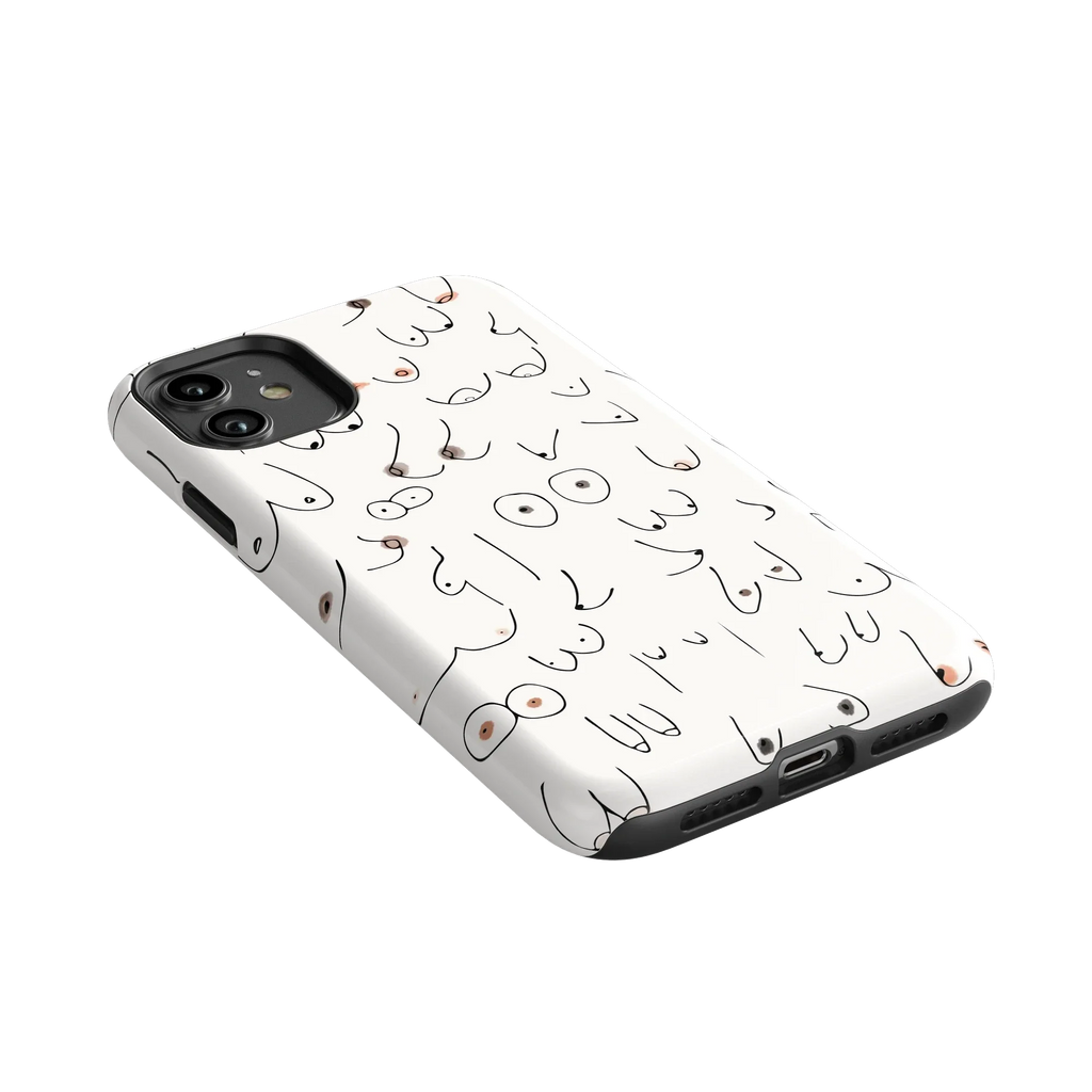 I'm With Her | Black & White Boobs Case