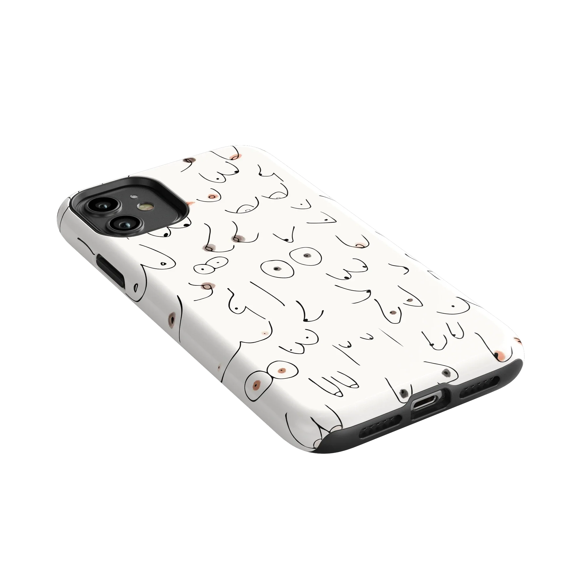 I'm With Her | Black & White Boobs Case