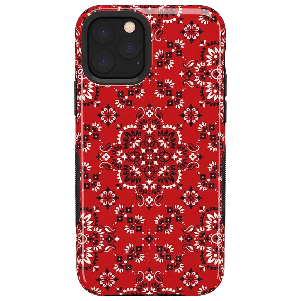 I'm with the Band | Red Bandana Print Case