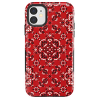 I'm with the Band | Red Bandana Print Case