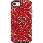 I'm with the Band | Red Bandana Print Case