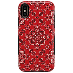 I'm with the Band | Red Bandana Print Case