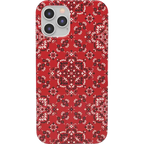 I'm with the Band | Red Bandana Print Case