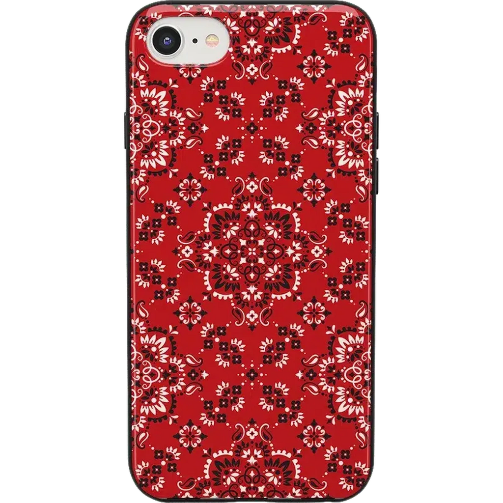 I'm with the Band | Red Bandana Print Case