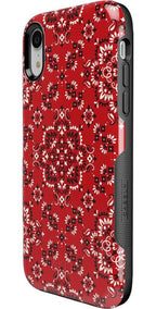 I'm with the Band | Red Bandana Print Case